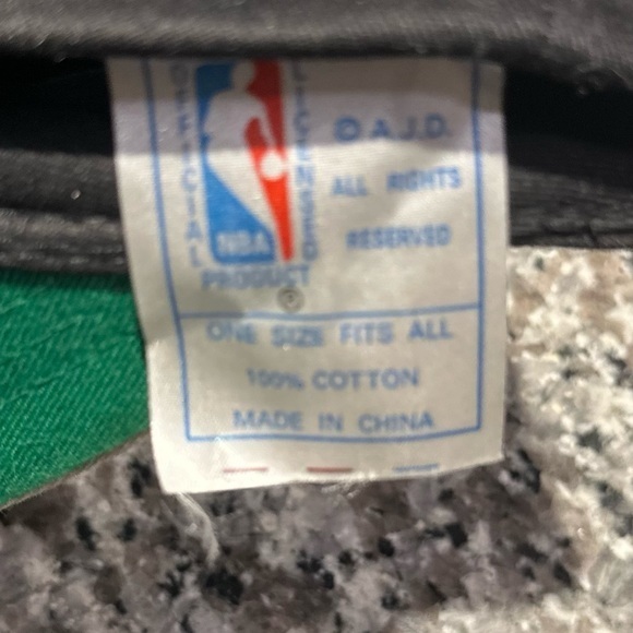 Vintage San Antonio Spurs AJD Licensed NFL Rare Green Bill SnapbackHat 90s Tags - Picture 13 of 16